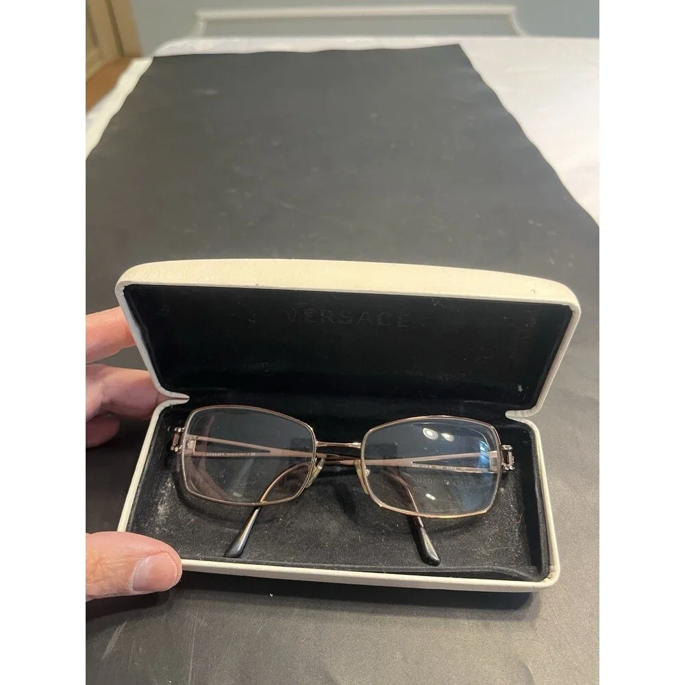 Versace MOD. 1114-B 1045 Bronze Eyeglasses Frames 54-18 130 Italy Designer Women